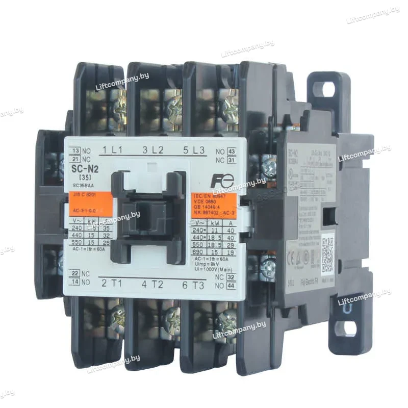Контактор SC-N2, SC35BAA, 110VAC, 40A (2НО+2НЗ)